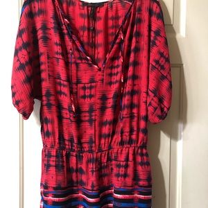 Bcbg multi color jumpsuit